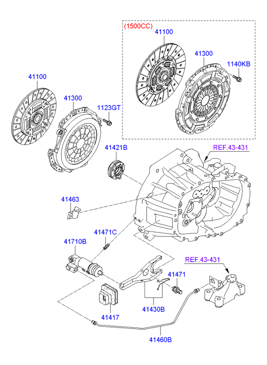 Buessing 41100-23035 - Комплект зчеплення avtolavka.club