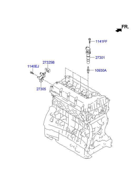 Hyundai 18845 11160 - Свічка запалювання avtolavka.club