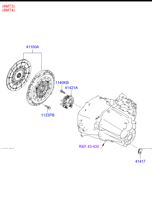 Hyundai 41200-24720 - Комплект зчеплення avtolavka.club