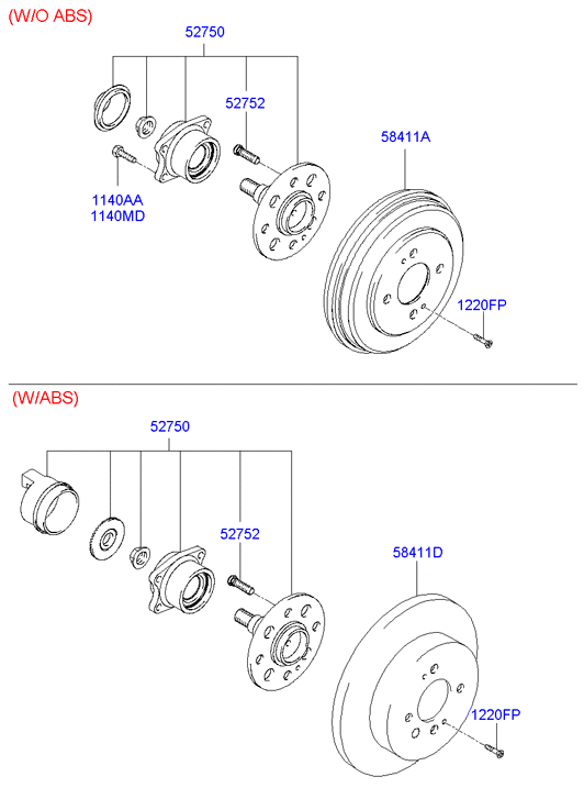 KIA 527521C000 - Болт кріплення колеса avtolavka.club