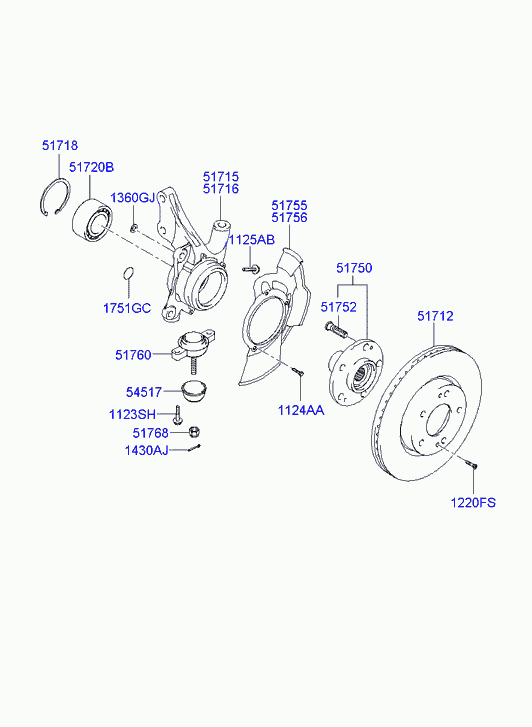 Hyundai 51712-2E300 - Гальмівний диск avtolavka.club