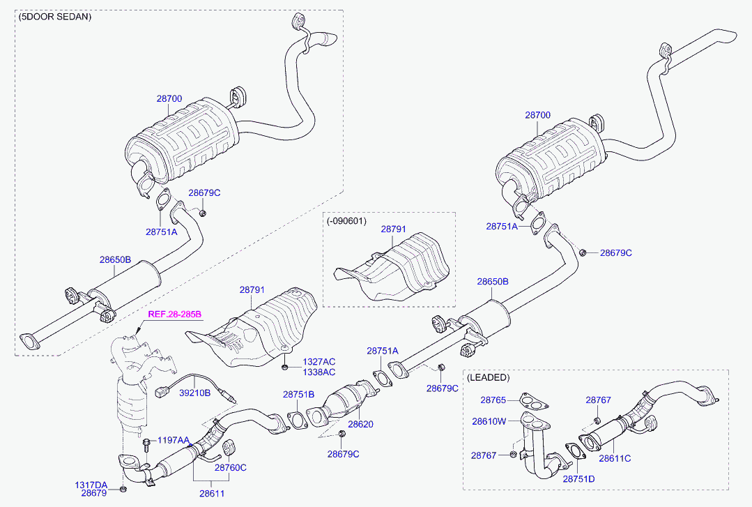 KIA (DYK) 3921023950 - Лямбда-зонд, датчик кисню avtolavka.club