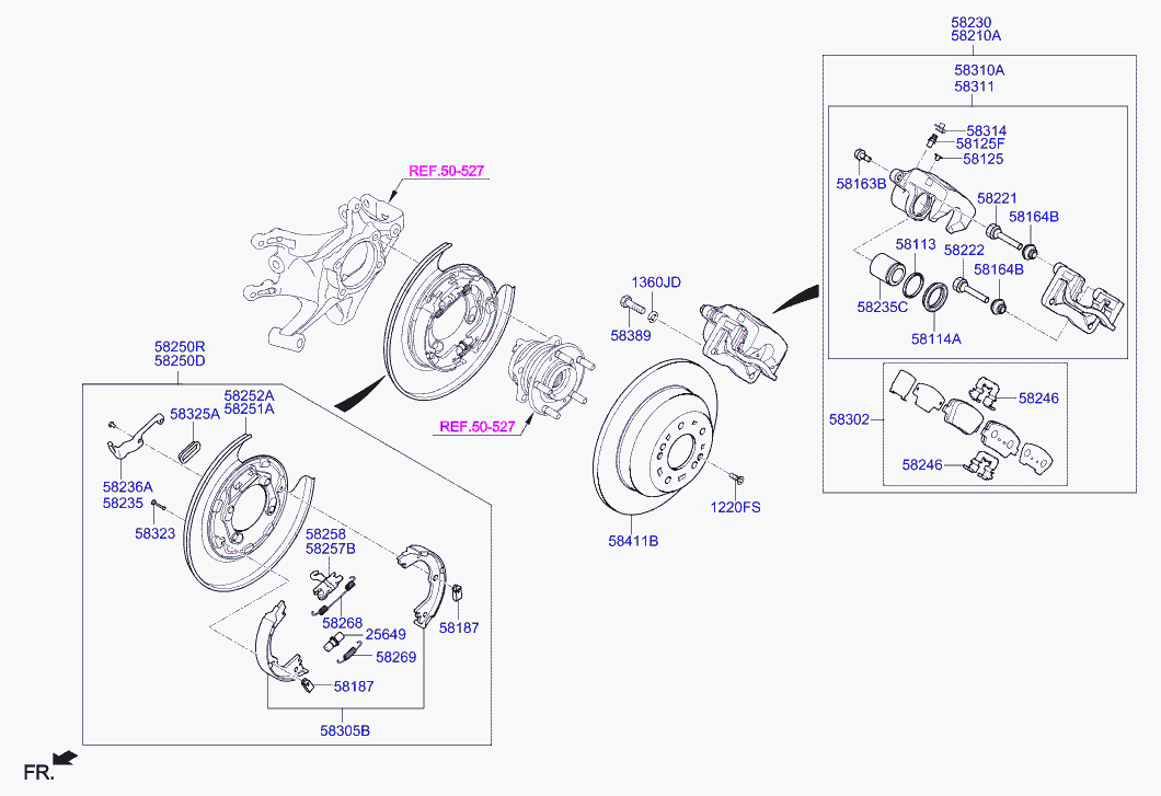 KIA 58311-2WA70 - Гальмівний супорт avtolavka.club