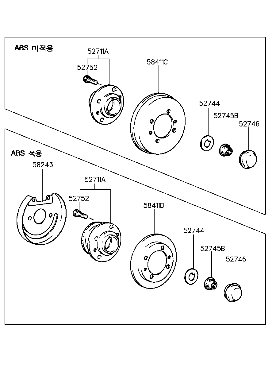 Hyundai 5841134110 - Гальмівний диск avtolavka.club