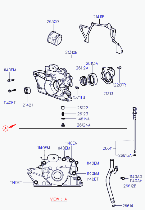 Hyundai 26300-02500 - Масляний фільтр avtolavka.club