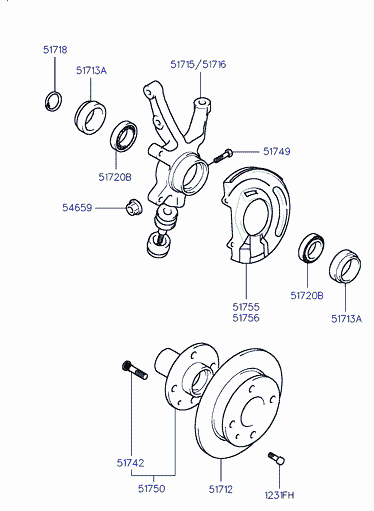 Hyundai 51712-02000 - Гальмівний диск avtolavka.club