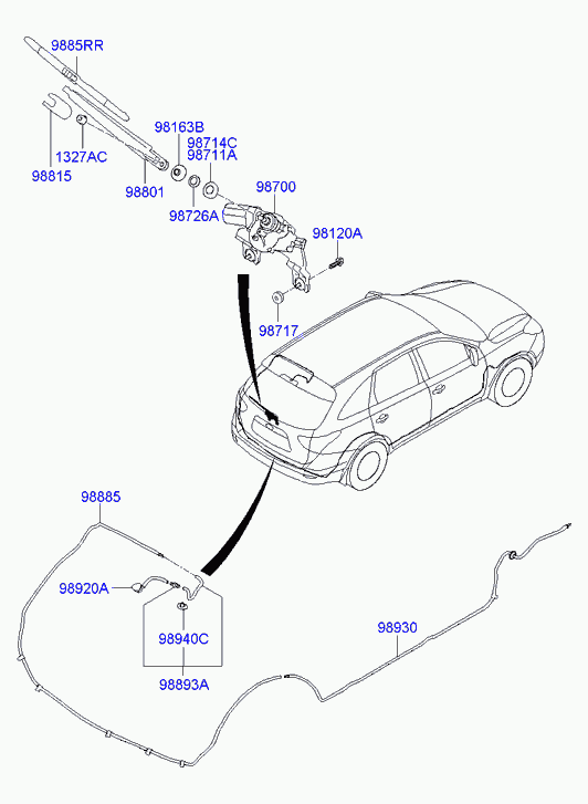 Hyundai 988113J000 - Лампа розжарювання, фара денного освітлення avtolavka.club