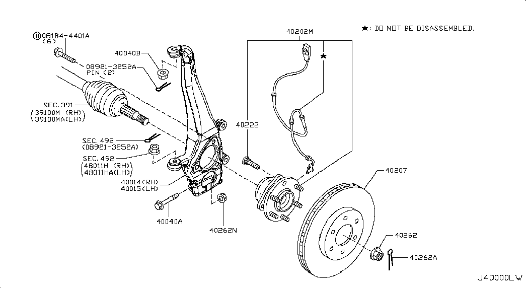 NISSAN 43222-1LB0A - Болт кріплення колеса avtolavka.club