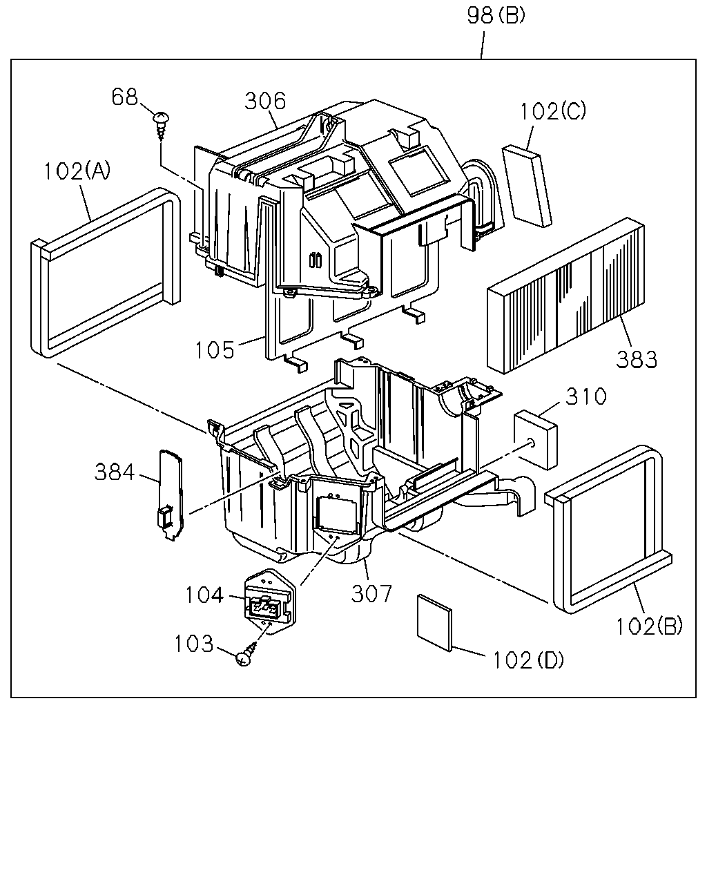 Subaru 8-97170-804-0 - Фільтр, повітря у внутрішній простір avtolavka.club