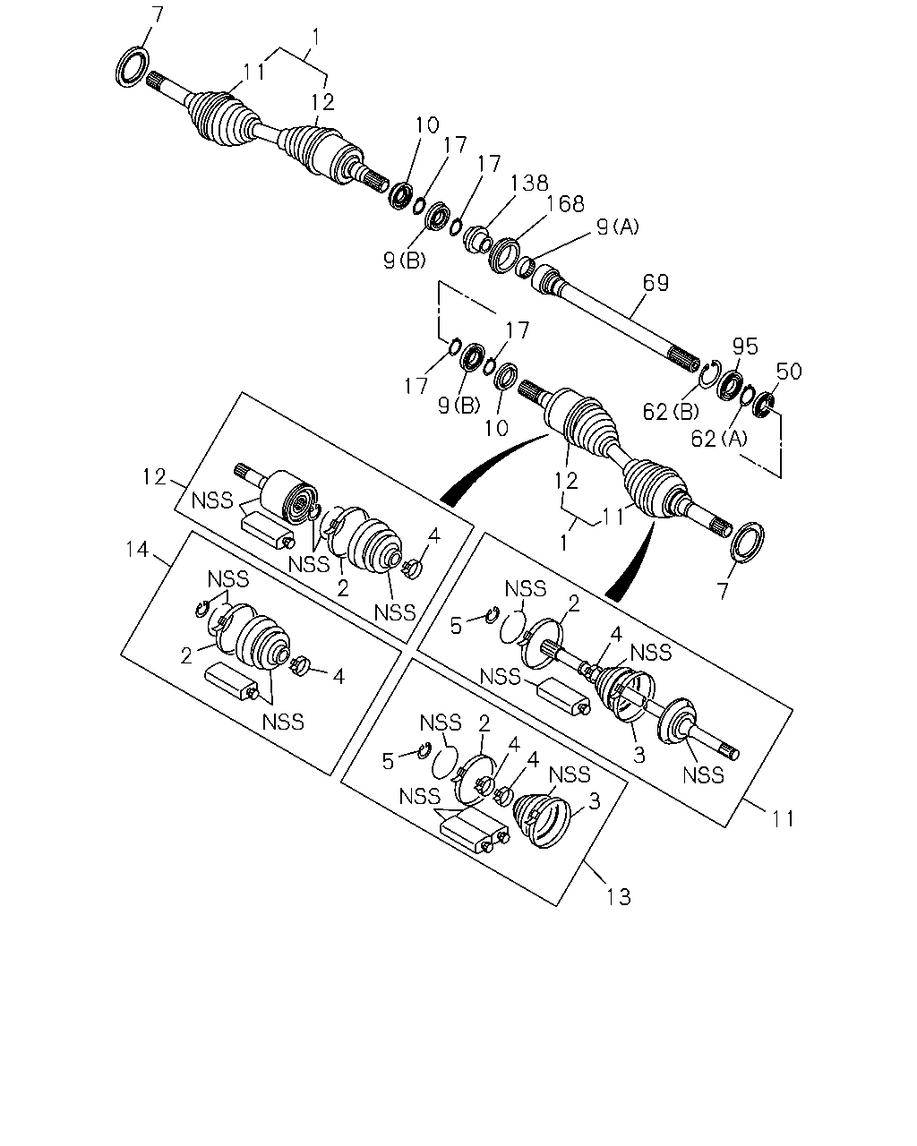 ISUZU 8-98147-245-2 - Приводний вал avtolavka.club