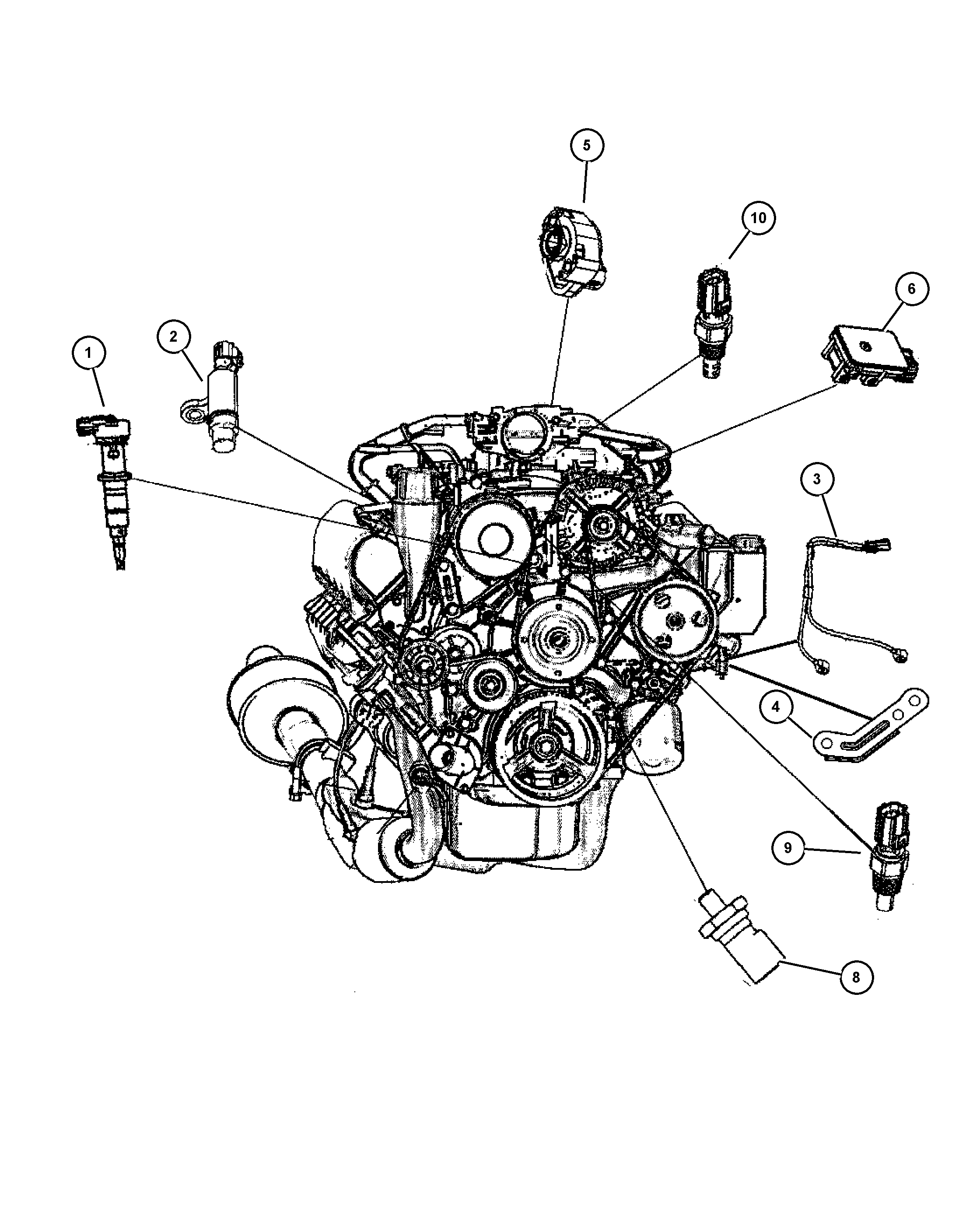 Chrysler 56041 584AE - Датчик імпульсів, колінчастий вал avtolavka.club