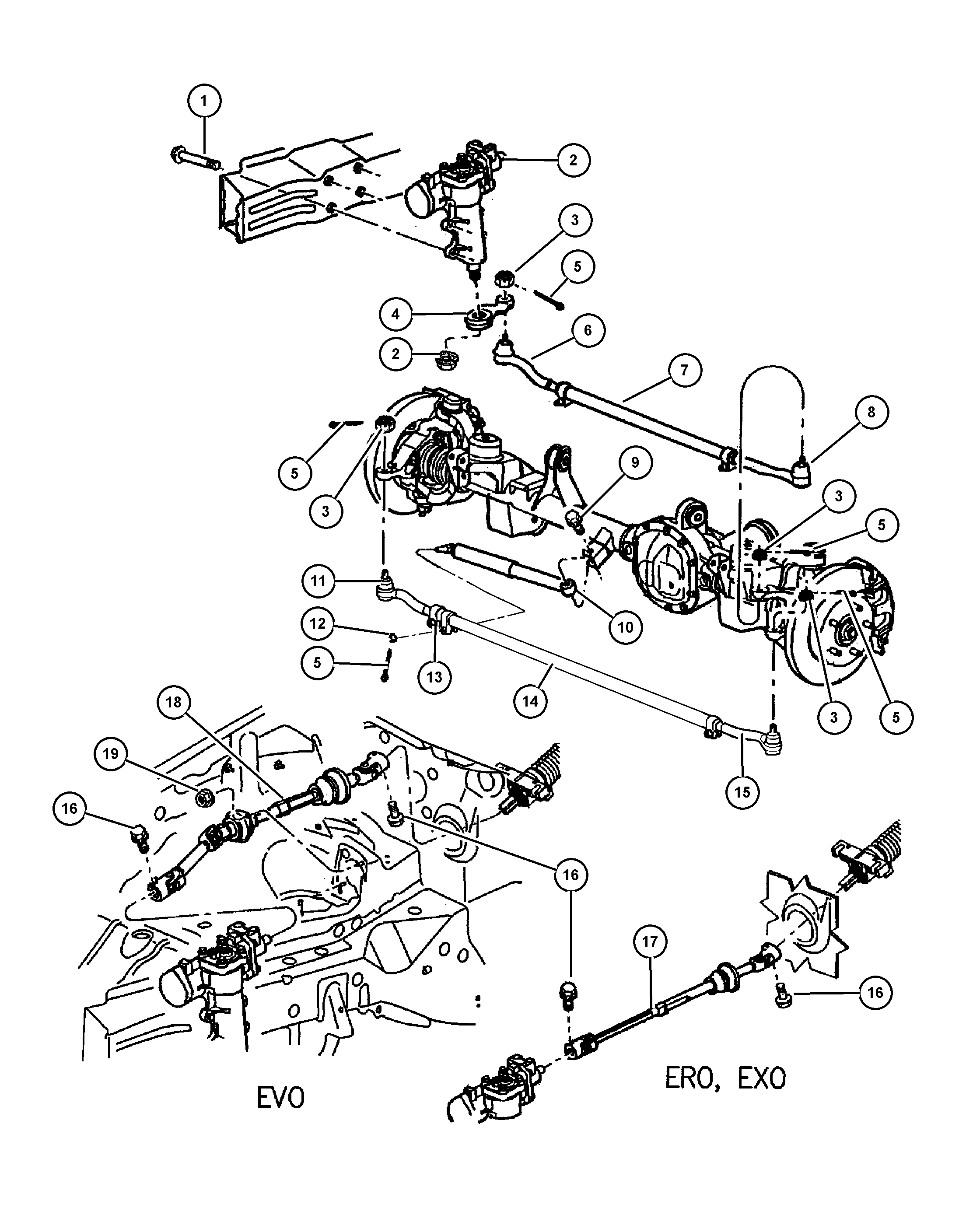 Jeep 52088 871AA - Трубка поперечної рульової тяги avtolavka.club