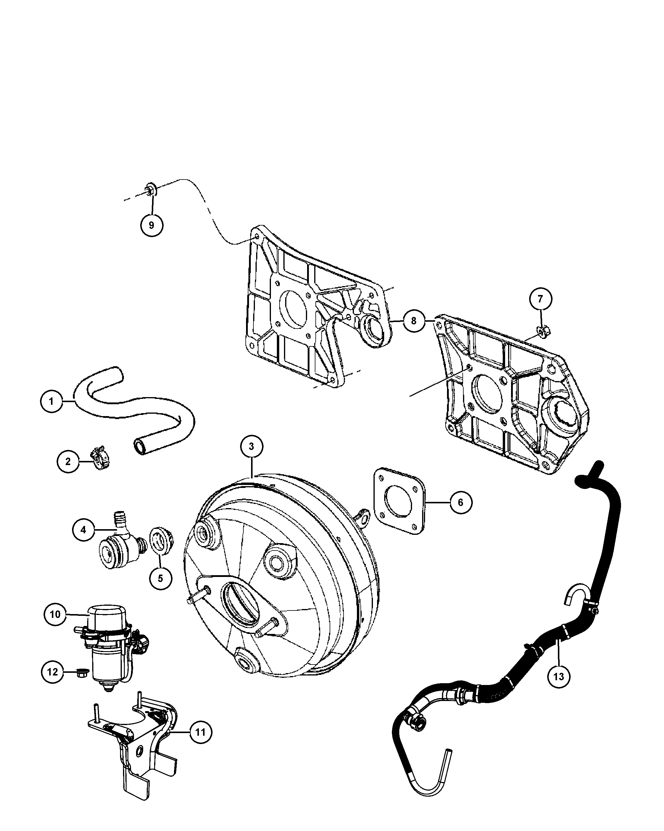 Jeep 4581 586AA - Вакуумний насос, гальмівна система avtolavka.club