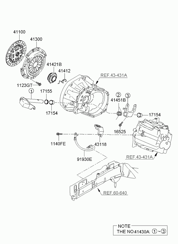 Hyundai 41300-02510 - Нажимной диск зчеплення avtolavka.club