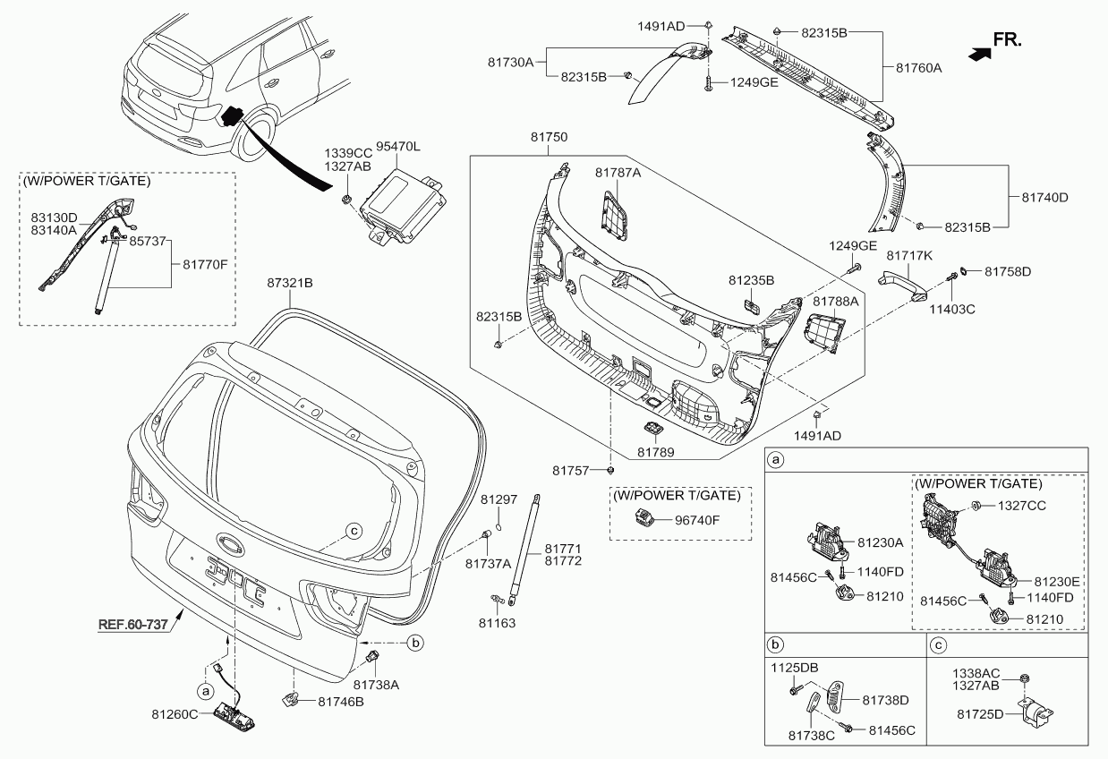 KIA 81770-C5100 - Газова пружина, розсувний підлогу (багажний / вантажний відсік) avtolavka.club