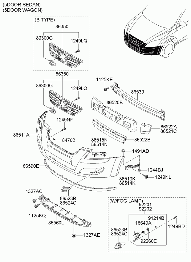 Hyundai 86560-1H000 - Решітка вентилятора, буфер avtolavka.club