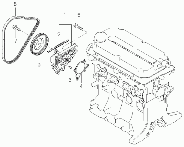 NISSAN 0K21A-18-381 - Поліклиновий ремінь avtolavka.club