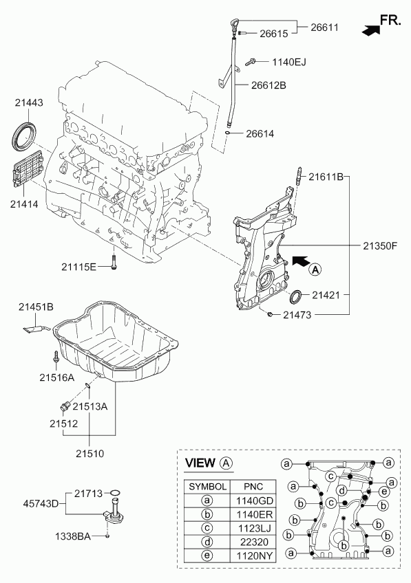 KIA 21513-23001 - Кільце ущільнювача, нарізна пробка мастилозливного отвору avtolavka.club