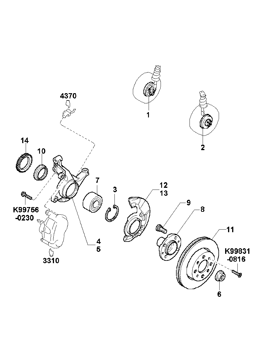 KIA 0K9AA33251B - Гальмівний диск avtolavka.club