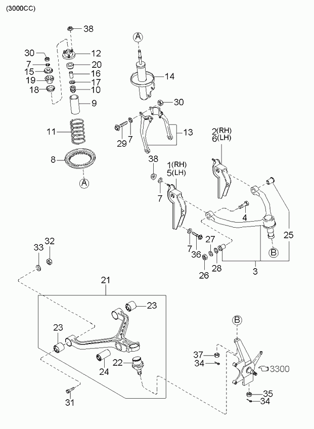 Hyundai 0K72A34011B - Пружина ходової частини avtolavka.club