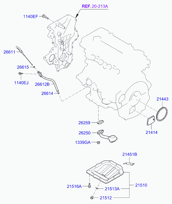 Hyundai 266152B000 - Прокладка, впускний колектор avtolavka.club