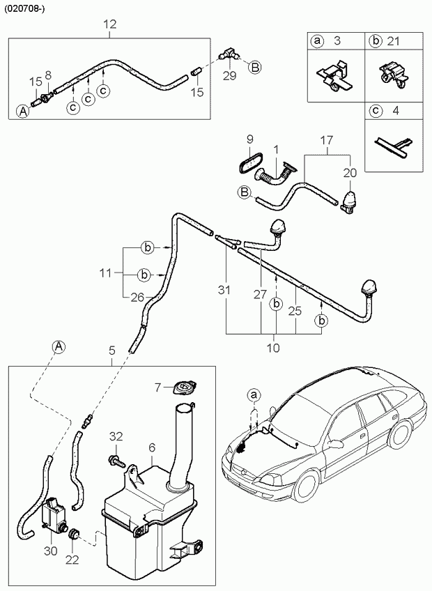 KIA 98510FD100 - Водяний насос, система очищення вікон avtolavka.club