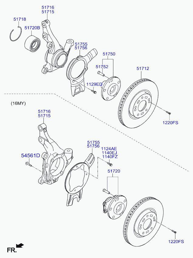 Hyundai 51750-39603 - Комплект підшипника маточини колеса avtolavka.club