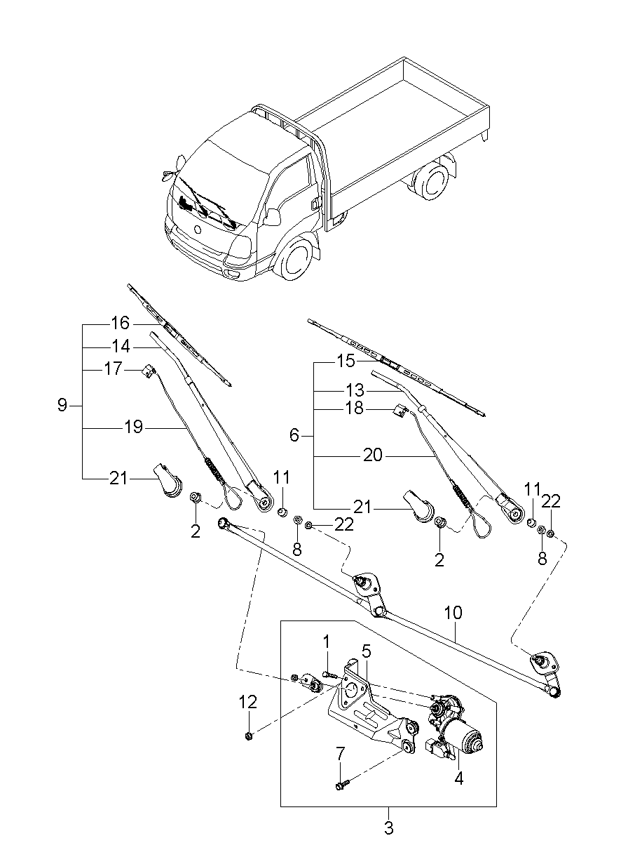 Hyundai 983504E000 - Щітка склоочисника avtolavka.club