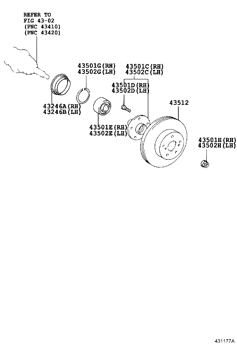 RENAULT 4351248081 - Гальмівний диск avtolavka.club