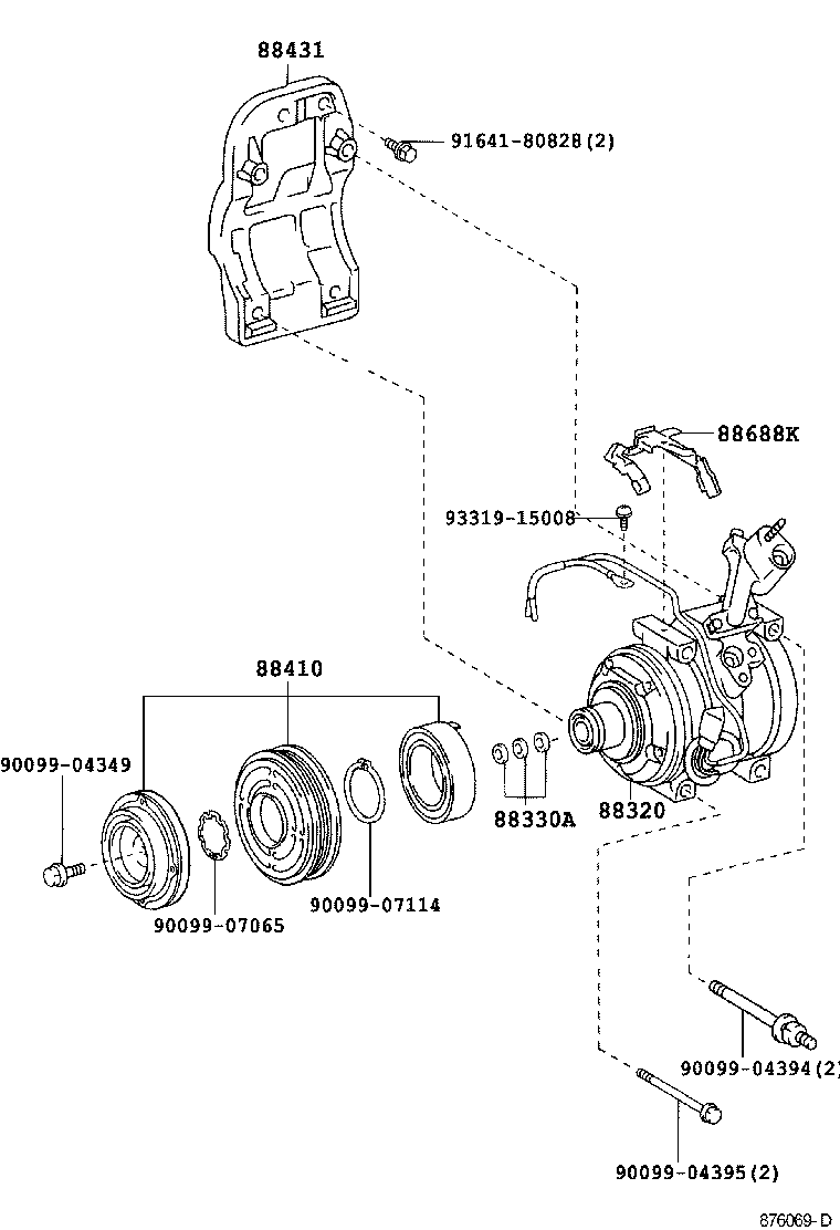 TOYOTA 88320-48060 - Компресор, кондиціонер avtolavka.club