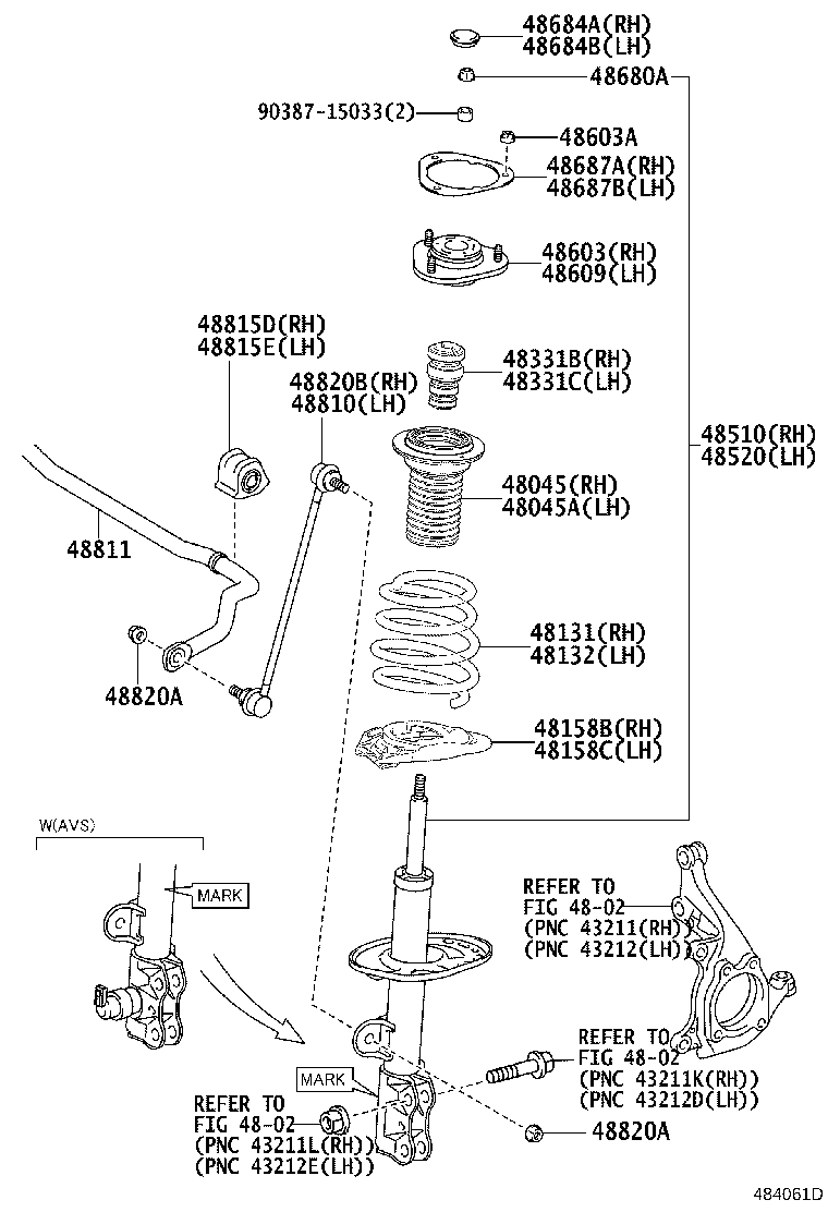 LEXUS 4851079345 - Амортизатор avtolavka.club