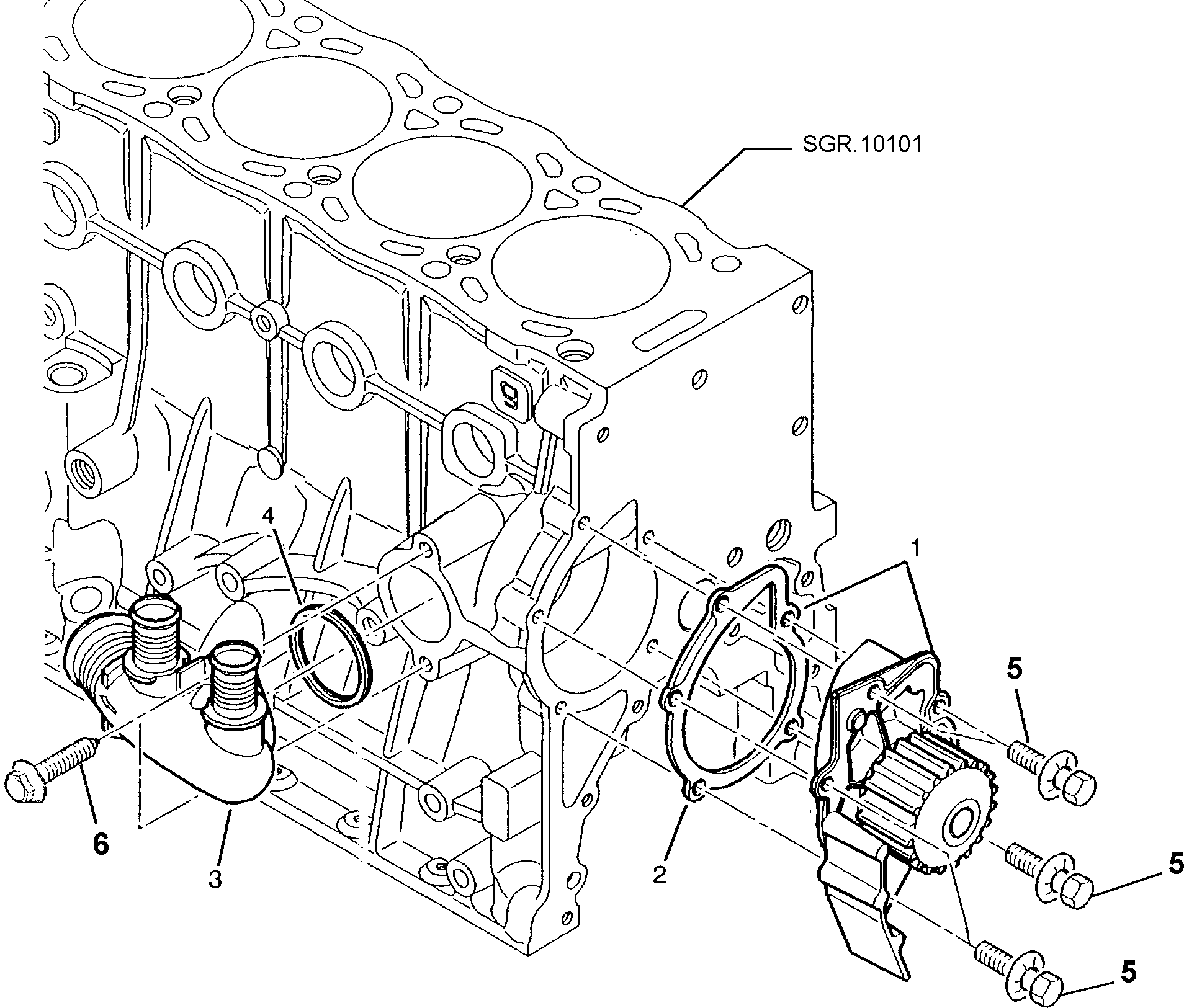 TVR 16 094 023 80 - Водяний насос avtolavka.club