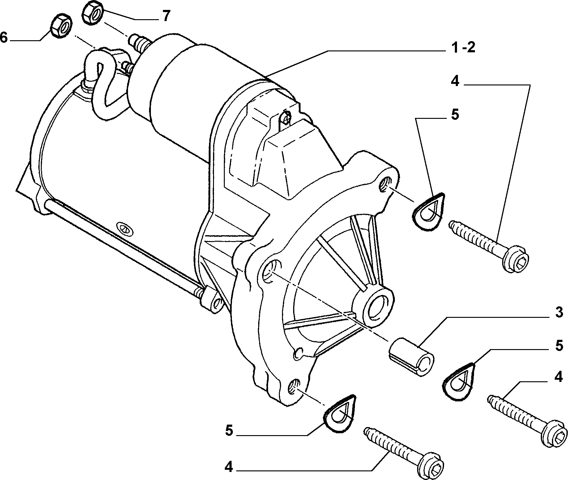 FIAT 9635659780 - Стартер avtolavka.club