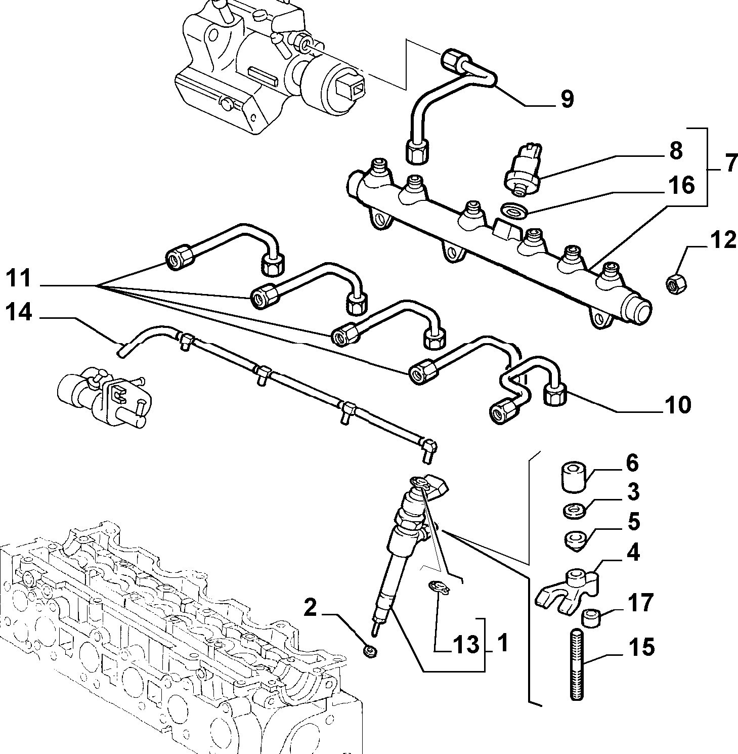 FIAT 46779638 - Датчик, тиск подачі палива avtolavka.club