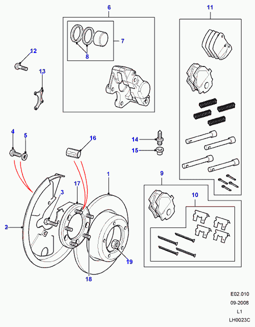 Land Rover SDB100980 - Гальмівний диск avtolavka.club