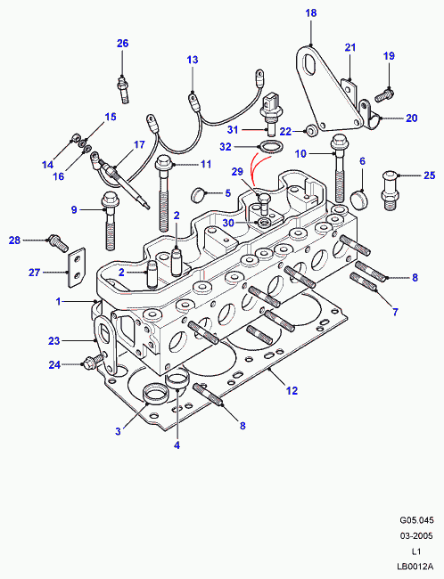 Land Rover ERR5261 - Прокладка, головка циліндра avtolavka.club