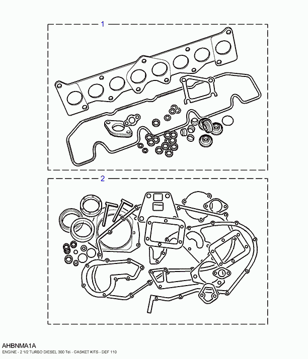 Land Rover STC2802 - Комплект прокладок, головка циліндра avtolavka.club