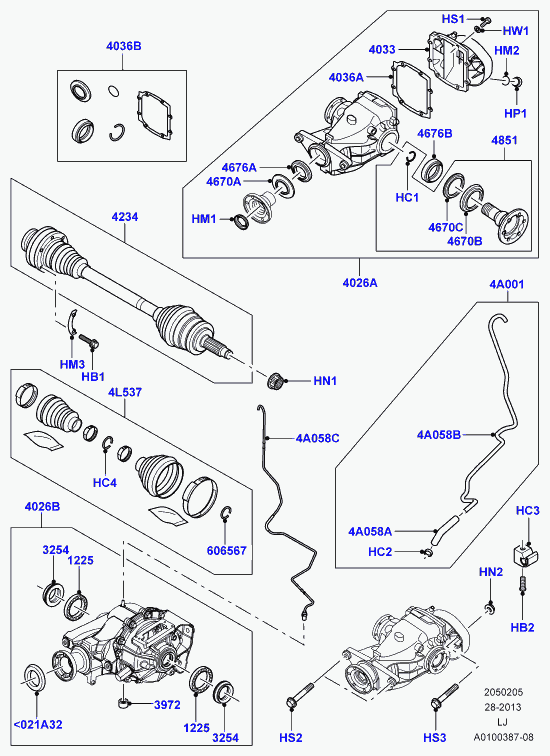 Land Rover RUH100030 - Комплект підшипника маточини колеса avtolavka.club