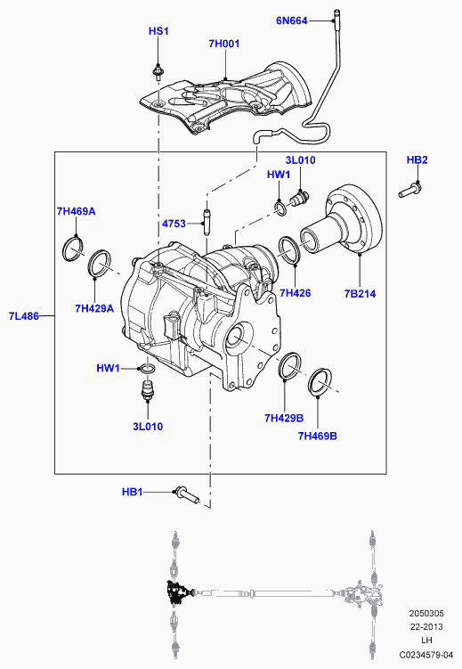 Land Rover LR001949 - Кільце ущільнювача avtolavka.club