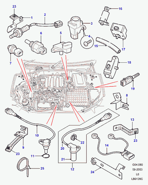 Land Rover NUC100280L - Датчик, тиск масла avtolavka.club