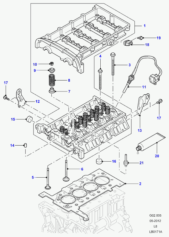 Land Rover LR004492 - Датчик імпульсів, колінчастий вал avtolavka.club