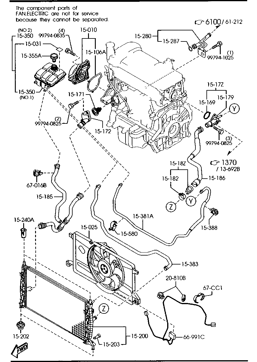 Volvo Z603-15-200 - Радіатор, охолодження двигуна avtolavka.club