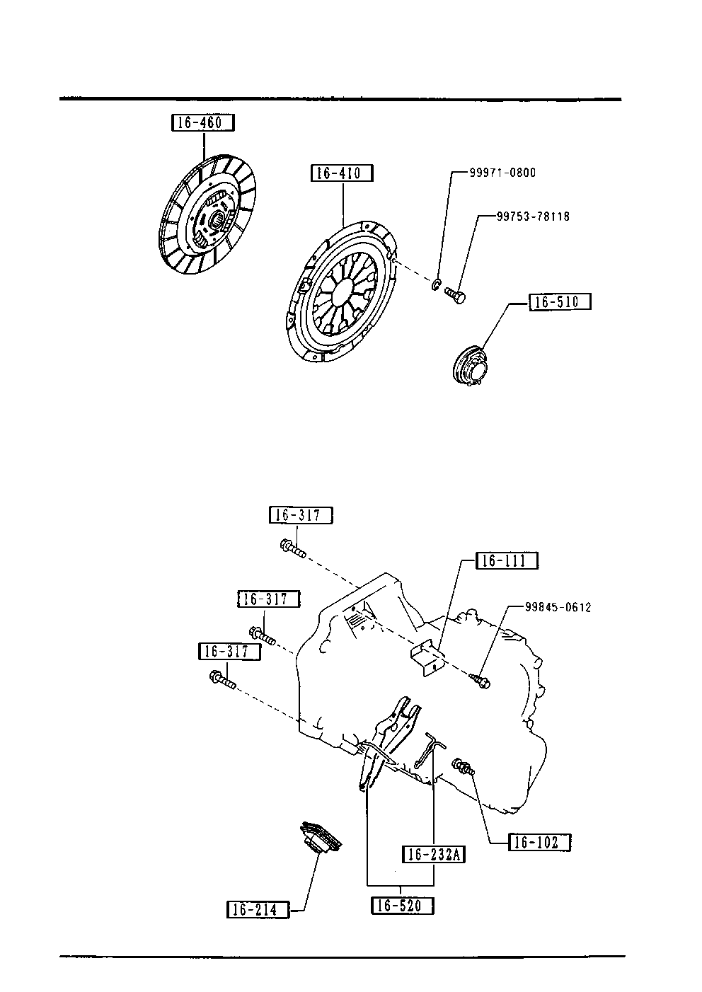 MAZDA PN05-16-410 - Нажимной диск зчеплення avtolavka.club