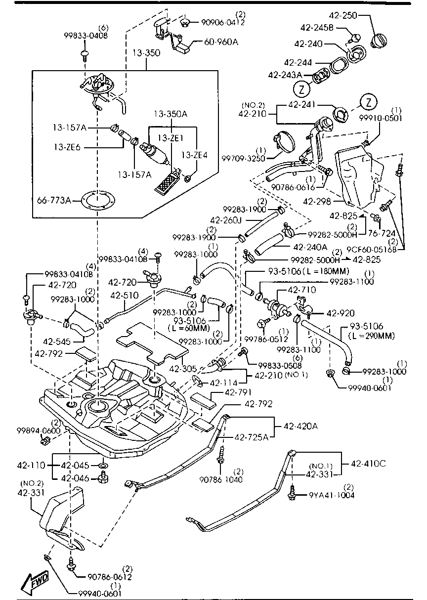 MAZDA B6BF-13-35Z - Паливний насос avtolavka.club