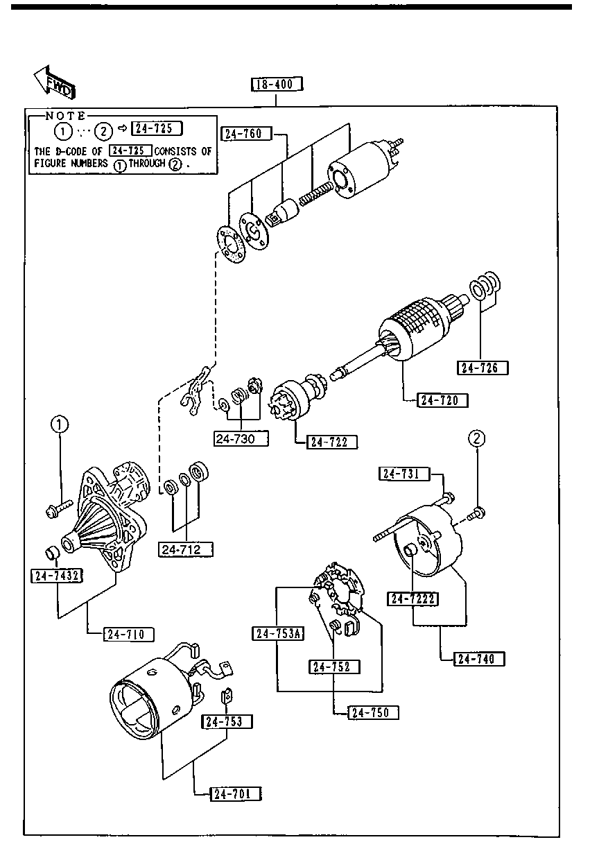 Mitsubishi E356-18-X10 - Тягове реле, стартер avtolavka.club