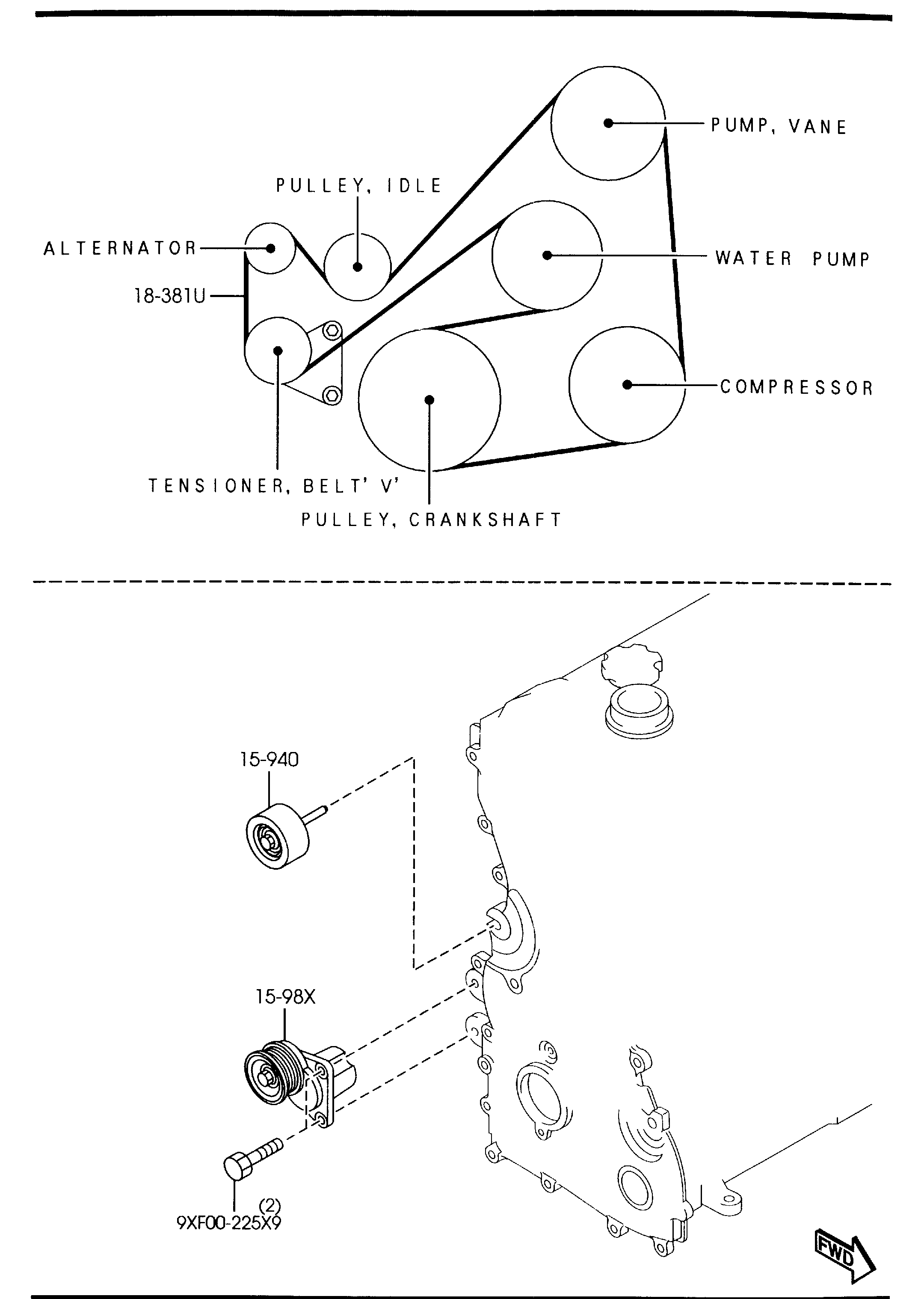 MAZDA L321-15-909B - Поліклиновий ремінь avtolavka.club