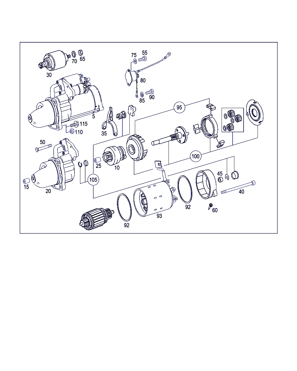 Mercedes-Benz A 001 152 17 10 - Тягове реле, стартер avtolavka.club