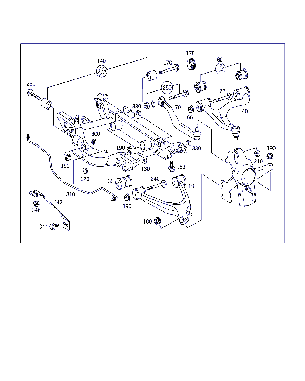 Mercedes-Benz A 163 352 04 01 - Важіль незалежної підвіски колеса avtolavka.club