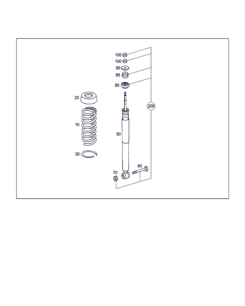 Mercedes-Benz A 202 324 17 04 - Пружина ходової частини avtolavka.club