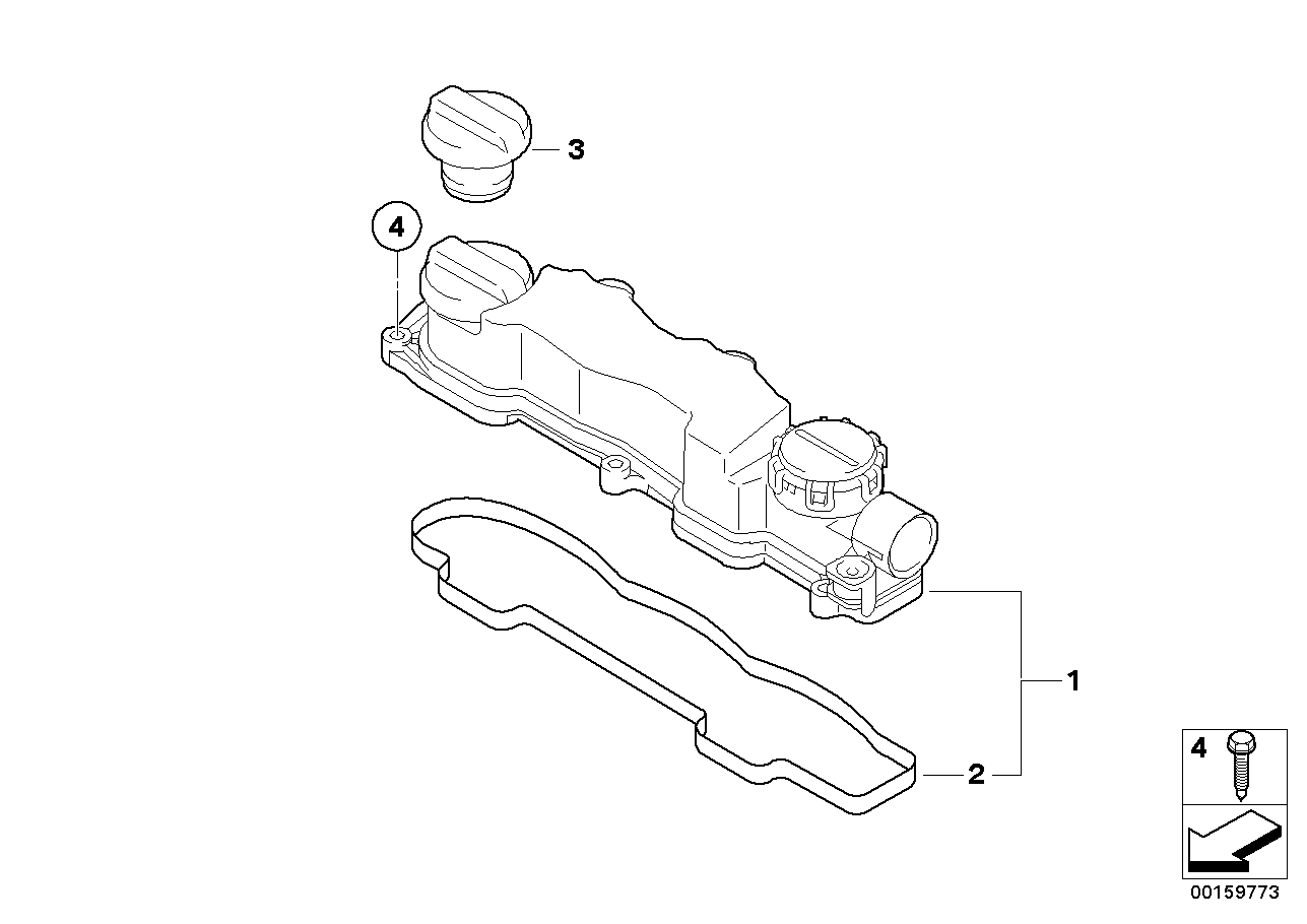 BMW 11127804877 - Кришка головки циліндра avtolavka.club